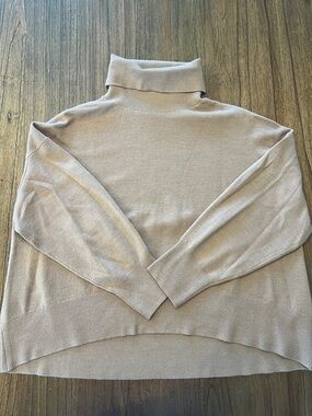 French Connection Taupe Turtleneck Sweater